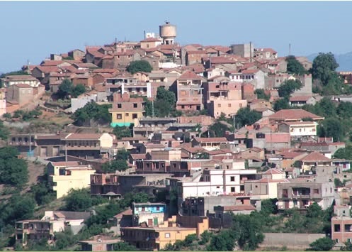 Vue de Tighilt-Mahmoud en reperes